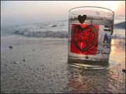 heart glass